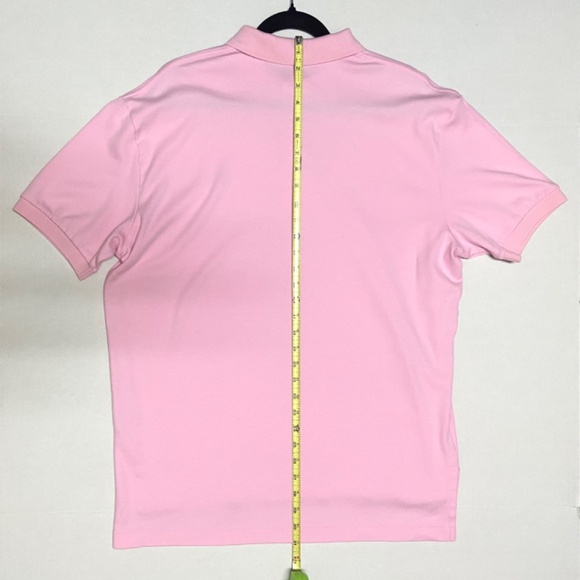 Polo Ralph Lauren Pink Classic Fit Polo Shirt L Vintage Preppy Old Money Golf - Picture 13 of 13